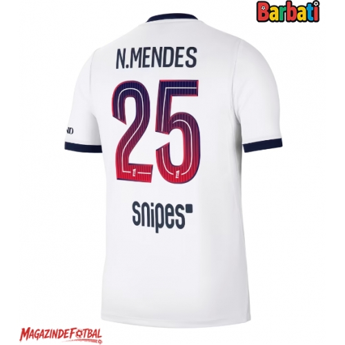 Paris Saint-Germain Nuno Mendes #25 Tricou Fotbal Replică 2026-27 Barbati Deplasare Paris Saint-Germain Nuno Mendes #25 Tricou Fotbal Replică 2026-27 Barbati Deplasare